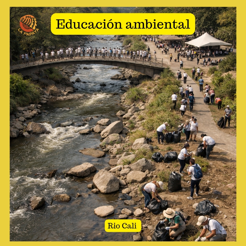 🌿 Río Cali: cómo la educación ambiental práctica puede convertir su ribera en un corredor ecológico de talla mundial