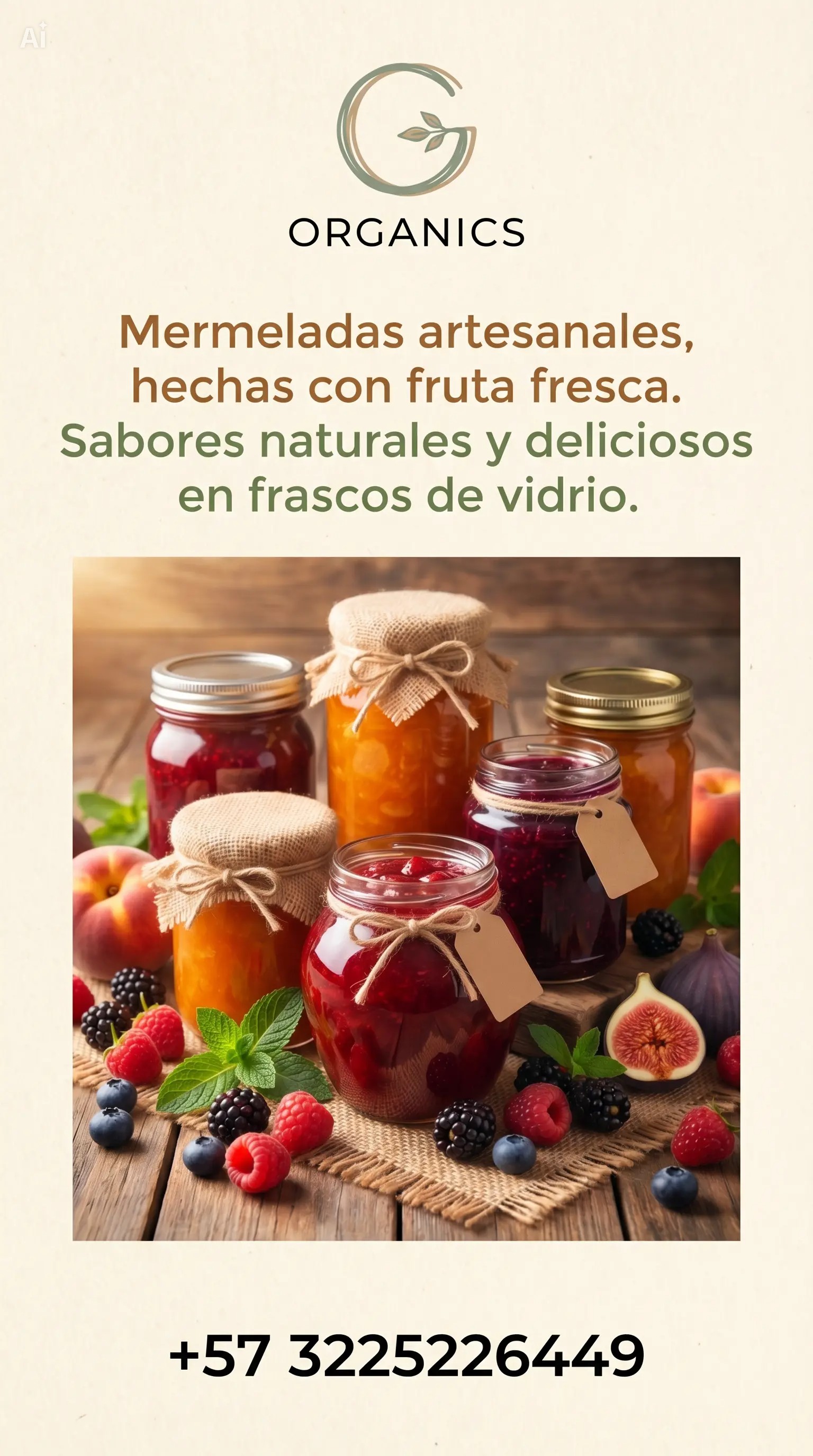 MERMELADAS FRESA, MORA, UCHUVAS