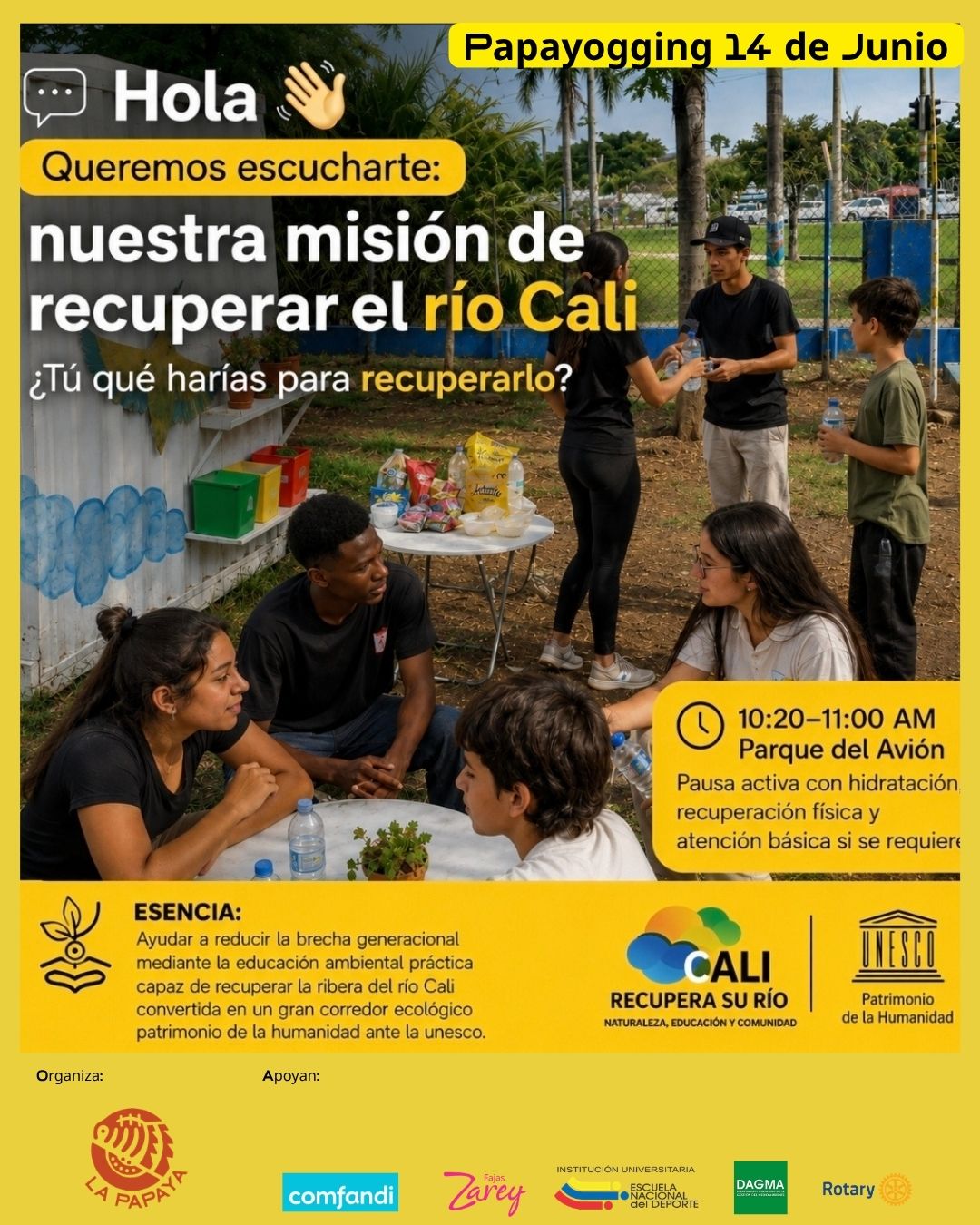 El 14 de junio Cali se une para recuperar la ribera del Río Cali y construir un corredor ecológico para el futuro
