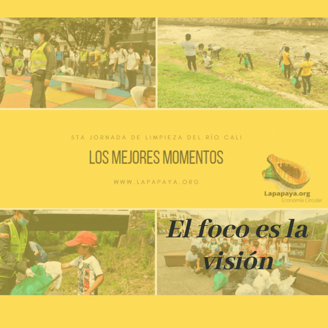 El foco es la visión, inscríbete en la 6ta jornada de limpieza del río Cali. 