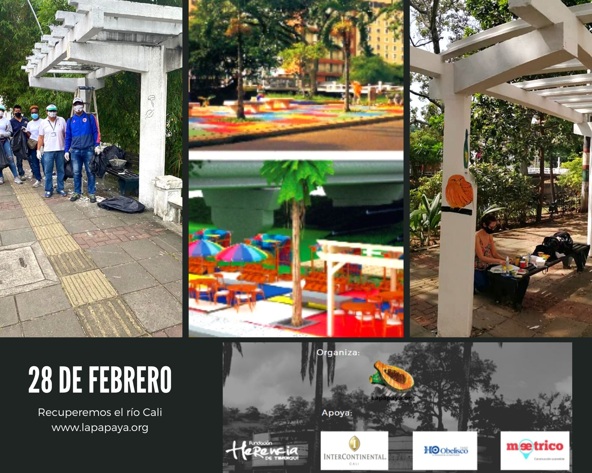 Una ciudad con canales en lugar de calles, nos vemos el 28 de Febrero para limpiar el río Cali. 